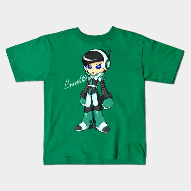 Answer by Sanda Tech Kids T-Shirt by TheSonicProf